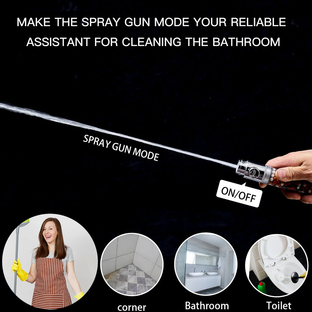 Filtered Shower Head with Handheld - High Pressure ShowerHead with Filters for Hard Water - Reduces Dry Itchy Skin, Easy Instal, 4 Modes, Water Saving, Durable, Detachable anti blocking